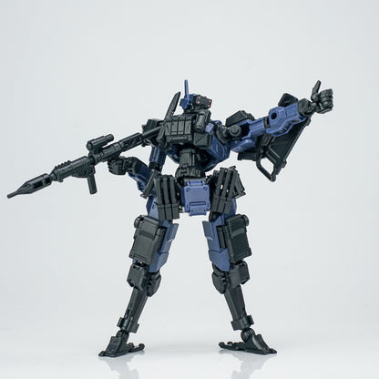 SHEIK MAINLAND 3 min project(スリーミニッツプロジェクト)シリーズ FENRIR(フェンリル)突撃型 1/18スケールプラスチックモデルキット(ブルー)【予約商品】