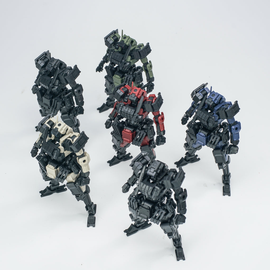SHEIK MAINLAND 3 min project(スリーミニッツプロジェクト)シリーズ FENRIR(フェンリル)突撃型 1/18スケールプラスチックモデルキット(ディープシルバー)【予約商品】