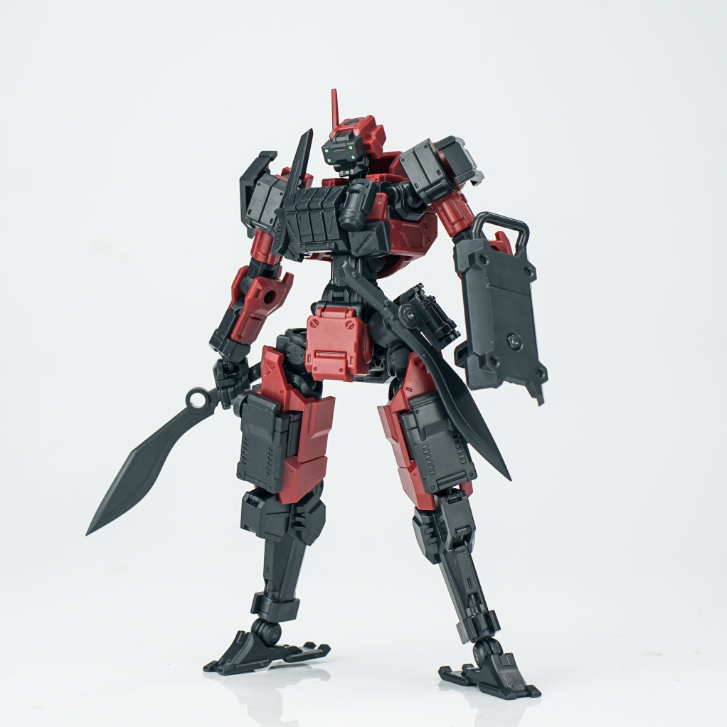 SHEIK MAINLAND 3 min project(スリーミニッツプロジェクト)シリーズ FENRIR(フェンリル)突撃型 1/18スケールプラスチックモデルキット(レッド)【予約商品】