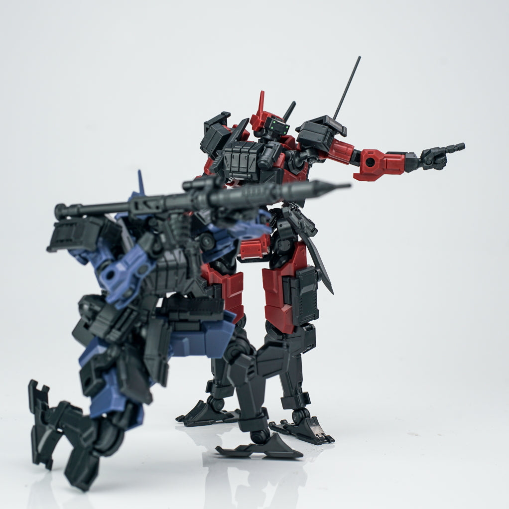 SHEIK MAINLAND 3 min project(スリーミニッツプロジェクト)シリーズ FENRIR(フェンリル)突撃型 1/18スケールプラスチックモデルキット(レッド)【予約商品】