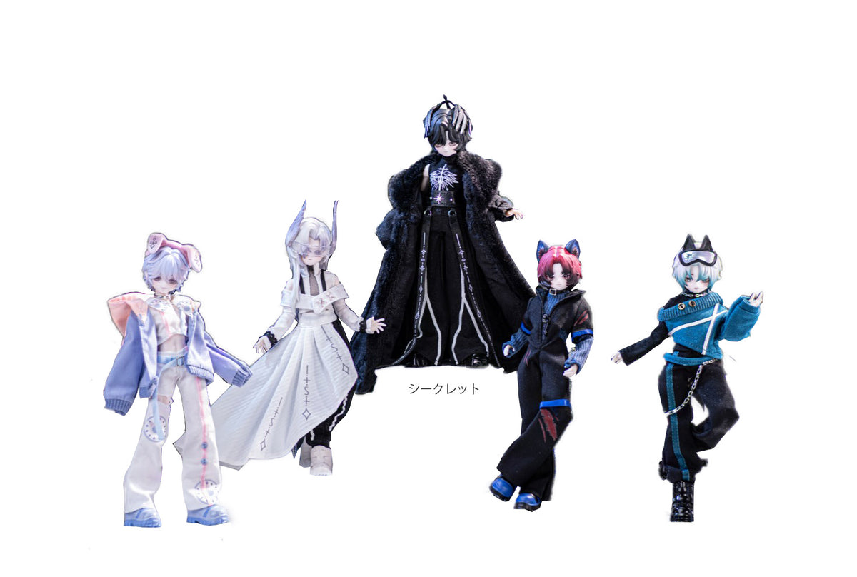 【Box/4】HAPPY ENGINE×CUBE TOYS 標準化?時間!シリーズ トレーディングドール【予約商品】