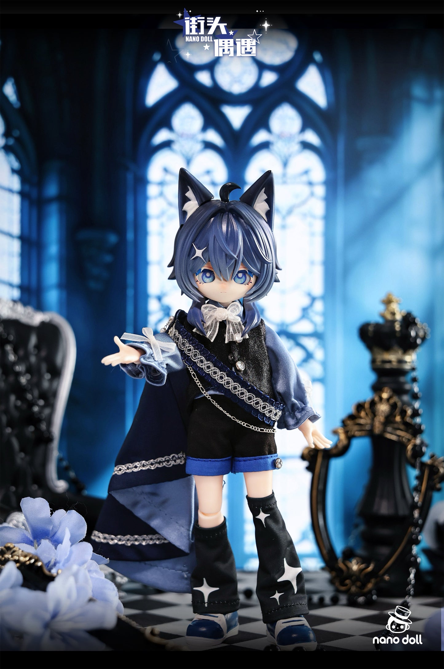 Nanodoll 街角での出会いシリーズ ドール スペシャルデザイン 猫・永夜詩【予約商品】