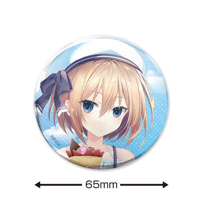 超次元ゲイム ネプテューヌ 描き下ろし ブラン 65mm缶バッジ スイーツタイムVer.【予約商品】