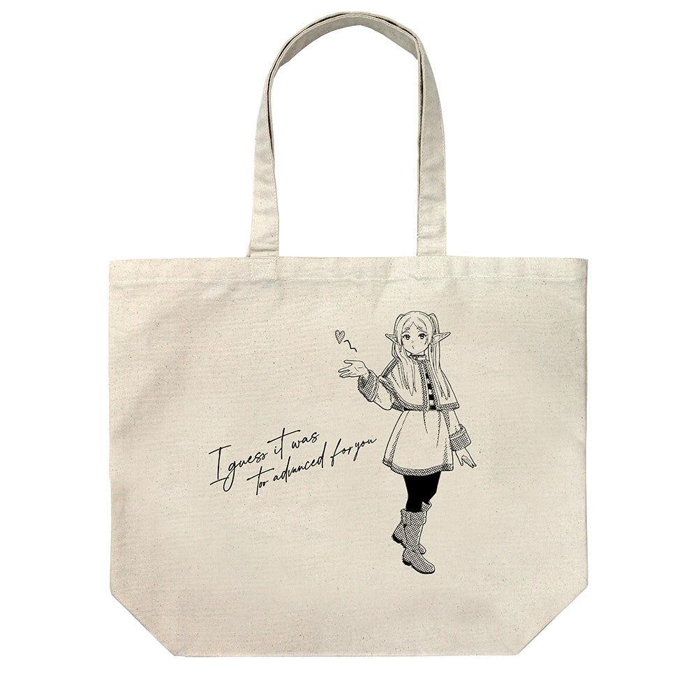葬送のフリーレン フリーレンの色仕掛け ラージトート ナチュラル【予約商品】