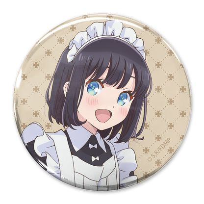 メイドさんは食べるだけ 描き下ろし 橘スズメ 65mm缶バッジ【予約商品】