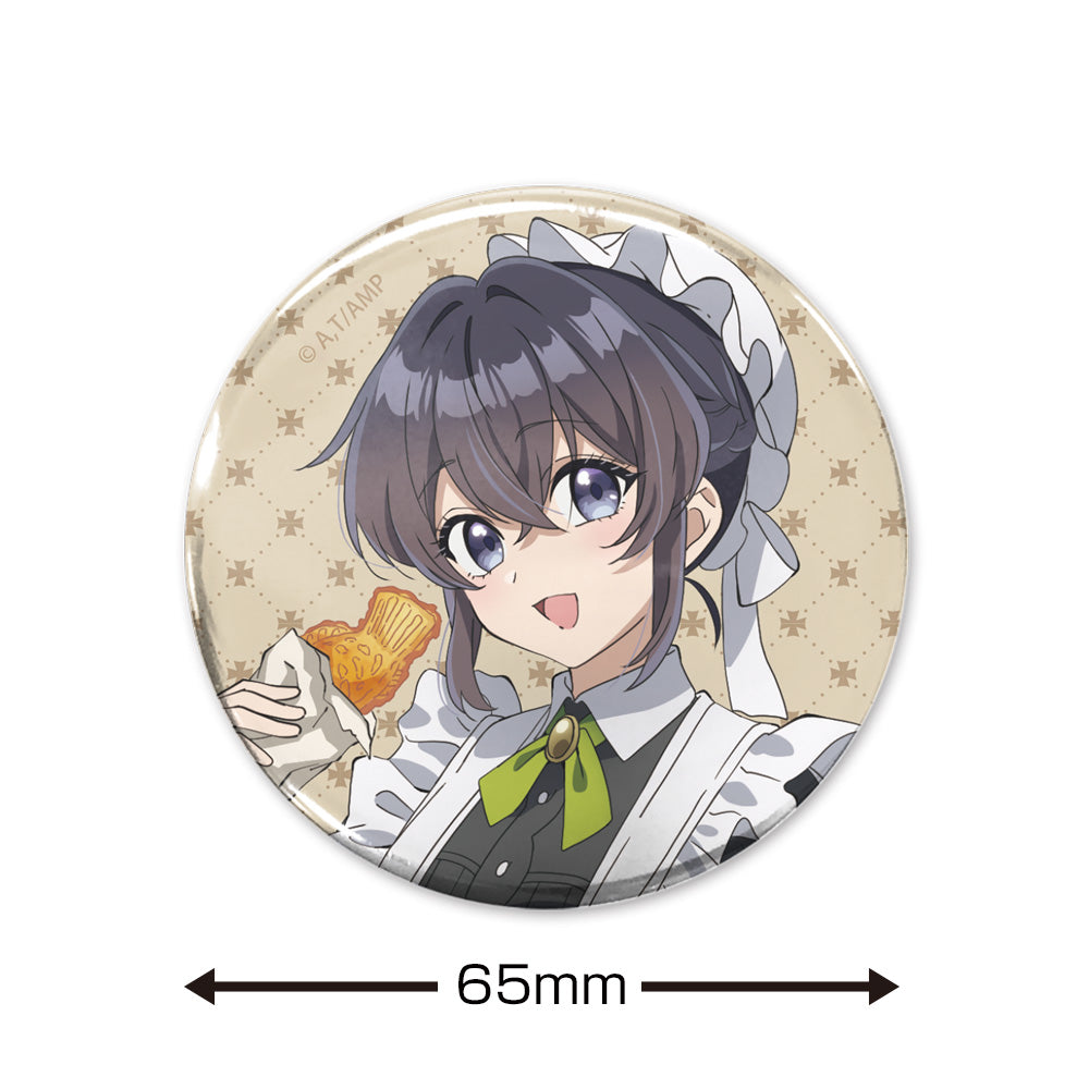 ヒロイン?聖女?いいえ、オールワークスメイドです(誇)! 描き下ろし メロディ・ウェーブ 65mm缶バッジ【予約商品】