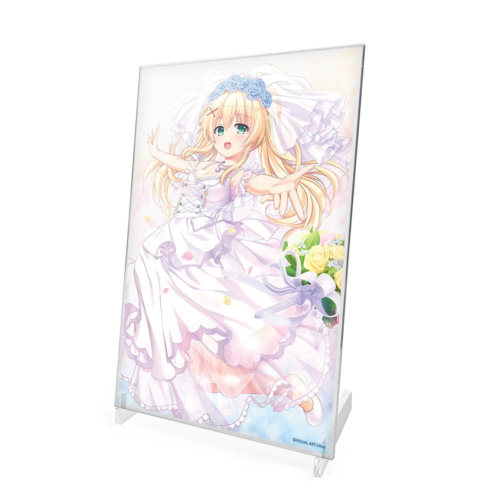 Summer Pockets REFLECTION BLUE 紬ヴェンダース アクリルアートスタンド ウエディングVer.【予約商品】