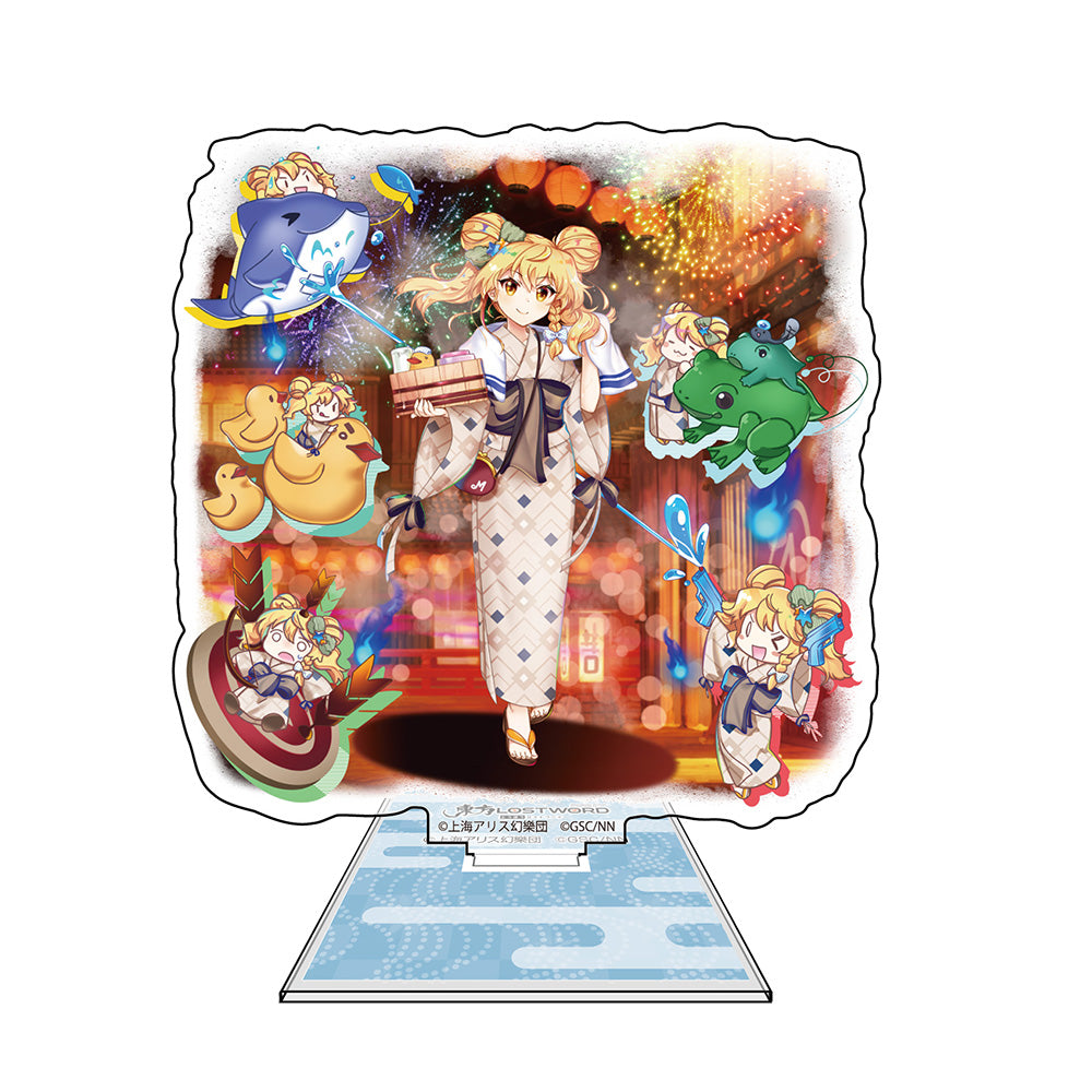 東方Lostword 霧雨魔理沙 アクリルスタンド 温泉三昧な魔法使いVer.【予約商品】