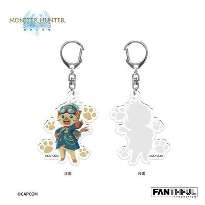 003_FANTHFUL モンスターハンターストーリーズ3 -運命の双竜- FP003MHS32026 アクリルキーチェーン(ルディ)【予約商品】