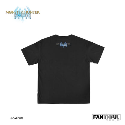 FANTHFUL モンスターハンターストーリーズ3 -運命の双竜- FP004MHS32026 黒Tシャツ S【予約商品】