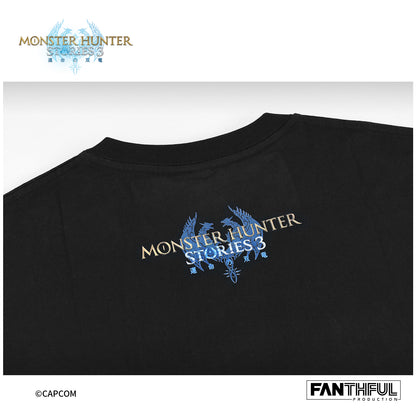 FANTHFUL モンスターハンターストーリーズ3 -運命の双竜- FP004MHS32026 黒Tシャツ S【予約商品】