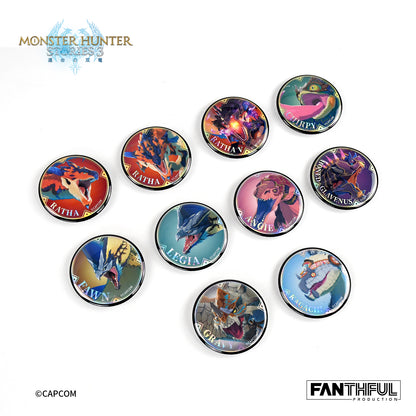【Box/10】006_FANTHFUL モンスターハンターストーリーズ3 -運命の双竜- FP006MHS32026 オトモン トレーディング缶バッジ【予約商品】