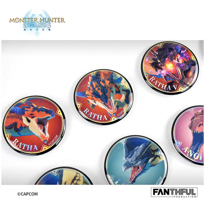 【Box/10】006_FANTHFUL モンスターハンターストーリーズ3 -運命の双竜- FP006MHS32026 オトモン トレーディング缶バッジ【予約商品】
