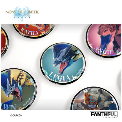 【Box/10】006_FANTHFUL モンスターハンターストーリーズ3 -運命の双竜- FP006MHS32026 オトモン トレーディング缶バッジ【予約商品】