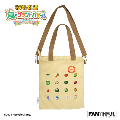 002_FANTHFUL 牧場物語 Let's!風のグランドバザール FP002BKMN2026 ショルダーバッグ【予約商品】