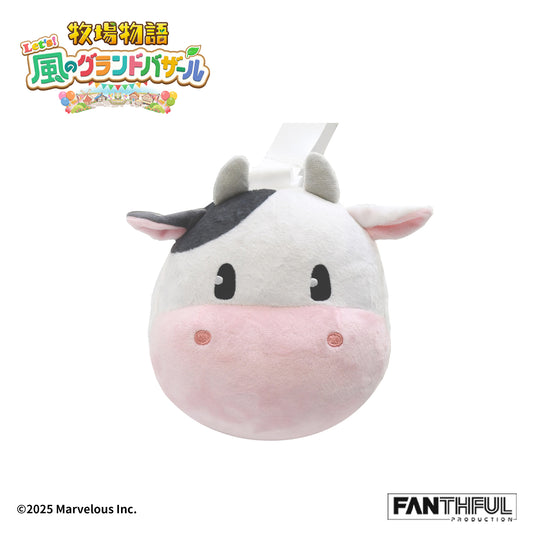 003_FANTHFUL 牧場物語 Let's!風のグランドバザール FP003BKMN2026 プラッシュバッグ(ウシ)【予約商品】
