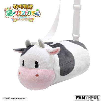 003_FANTHFUL 牧場物語 Let's!風のグランドバザール FP003BKMN2026 プラッシュバッグ(ウシ)【予約商品】