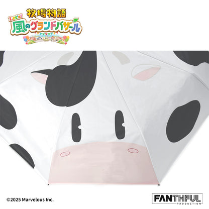 004_FANTHFUL 牧場物語 Let's!風のグランドバザール FP004BKMN2026 折りたたみ傘【予約商品】