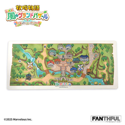005_FANTHFUL 牧場物語 Let's!風のグランドバザール FP005BKMN2026 デスクマット【予約商品】