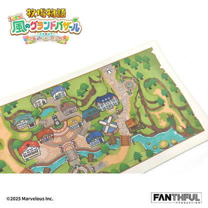 005_FANTHFUL 牧場物語 Let's!風のグランドバザール FP005BKMN2026 デスクマット【予約商品】