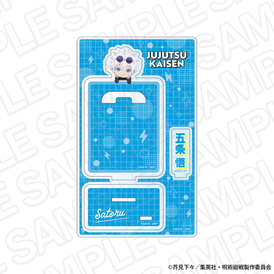 呪術廻戦 5周年 カンバッジスタンド 五条悟(懐玉・玉折) shopping ミニキャラVer.【予約商品】