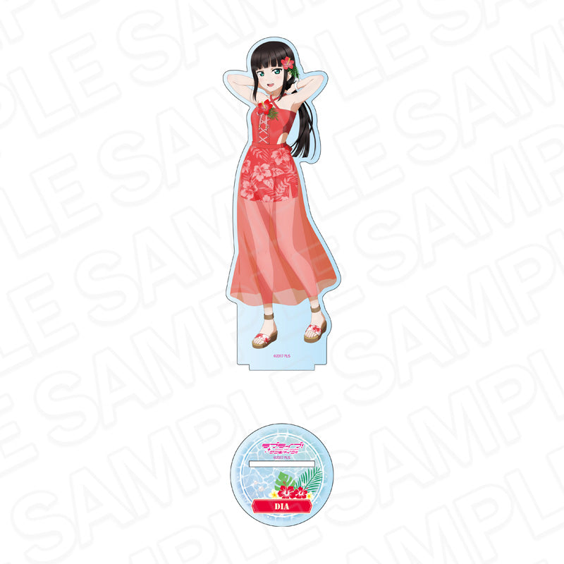 ラブライブ!サンシャイン!! デカアクリルスタンド 黒澤ダイヤ アロハ衣装Ver.【予約商品】