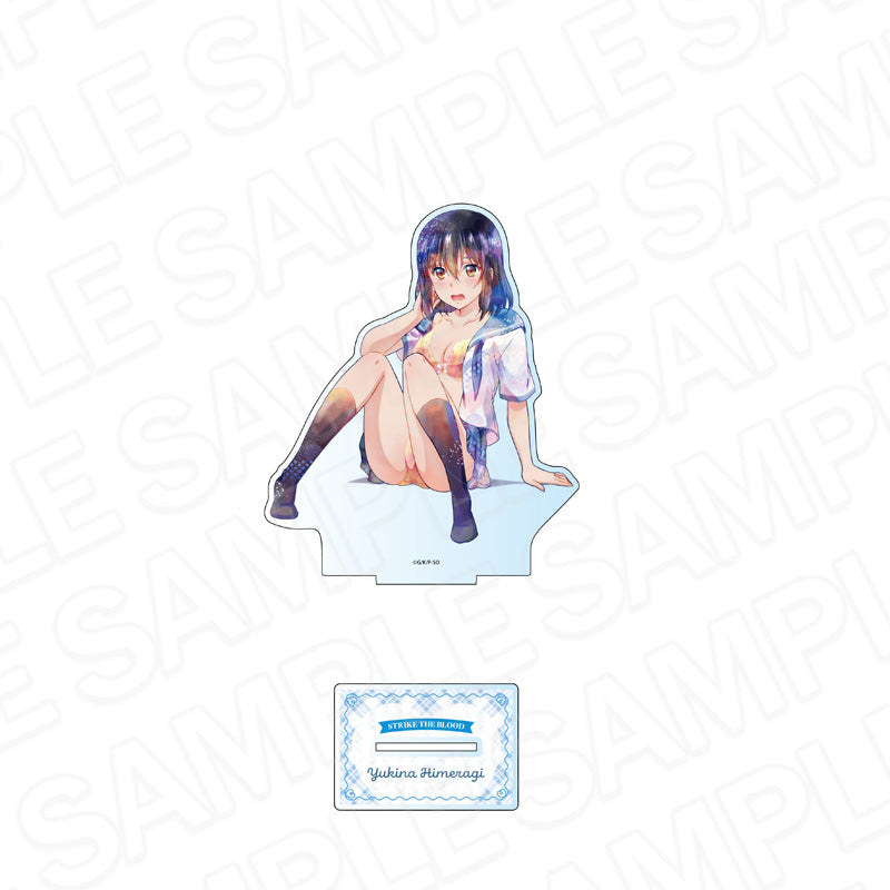 ストライク・ザ・ブラッドFINAL デカアクリルスタンド PALE TONE series 姫柊雪菜 尻もちVer.【予約商品】
