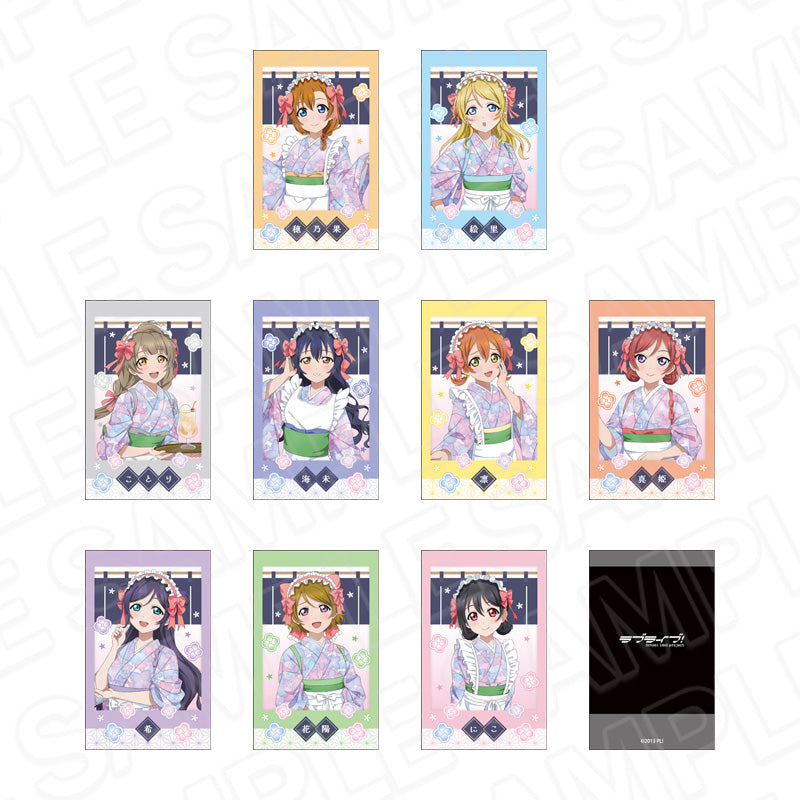 【Box/9】ラブライブ! インスタントフォト風カード 茶寮Ver.【予約商品】