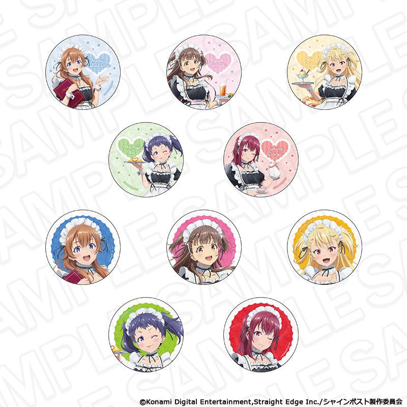 【Box/10】シャインポスト グリッターカンバッジ メイド服Ver.【予約商品】