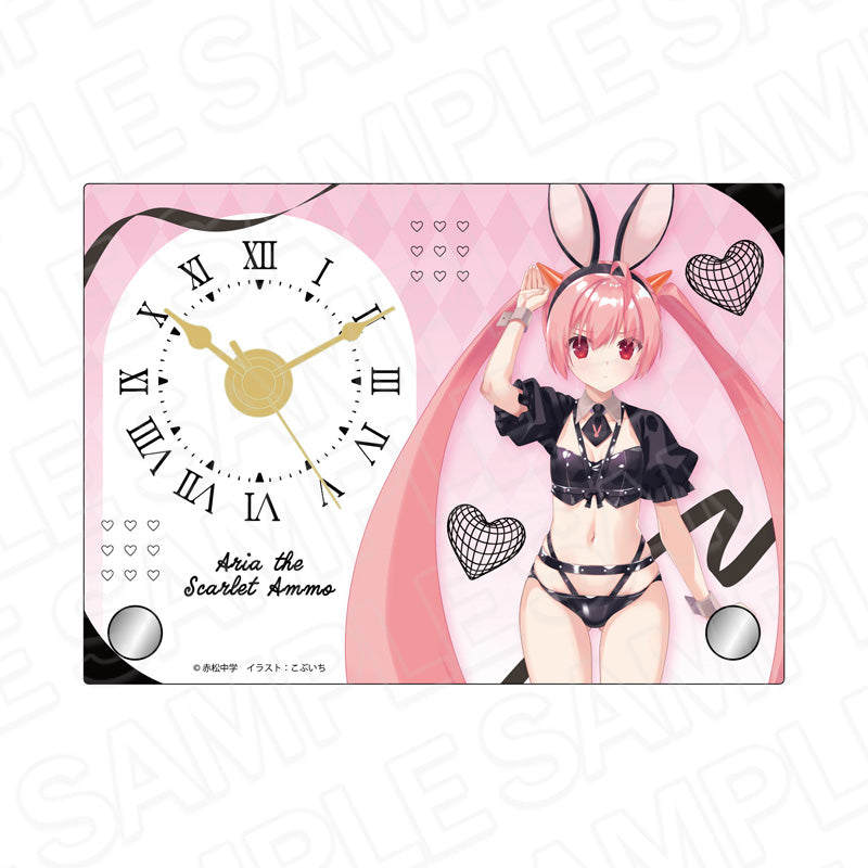 緋弾のアリア ミニアクリルクロック 神崎・H・アリア ボンテージバニーVer.【予約商品】