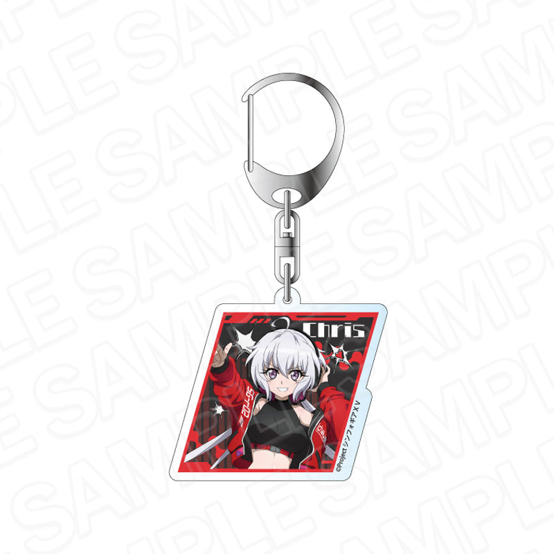戦姫絶唱シンフォギアXV ホログラムアクリルキーホルダー 雪音クリス DJ Ver.【予約商品】