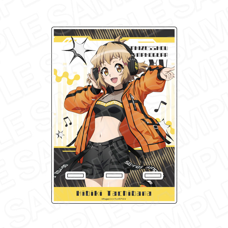 戦姫絶唱シンフォギアXV アクリルスマホスタンド 立花響 DJ Ver.【予約商品】