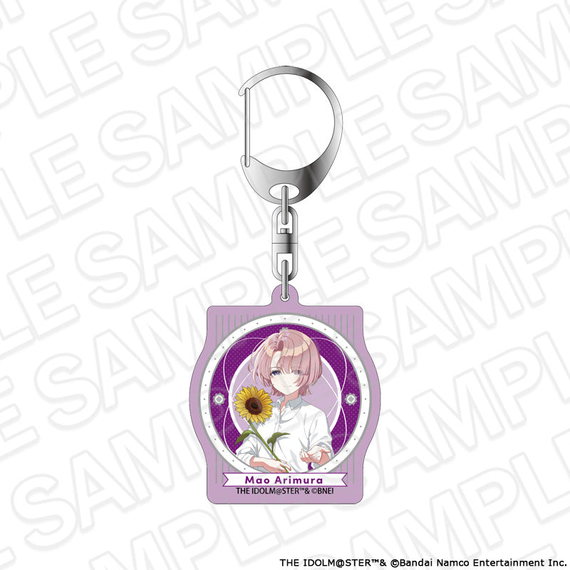 学園アイドルマスター オーロラアクリルキーホルダー 有村麻央 sunflower Ver.【予約商品】