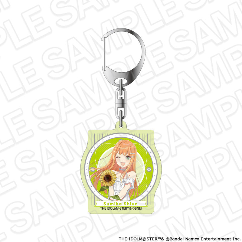 学園アイドルマスター オーロラアクリルキーホルダー 紫雲清夏 sunflower Ver.【予約商品】