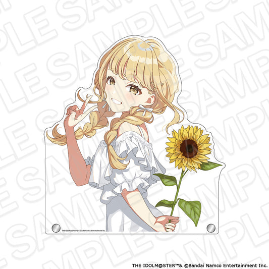 学園アイドルマスター 特大ダイカットアクリルボード 藤田ことね sunflower Ver.【予約商品】