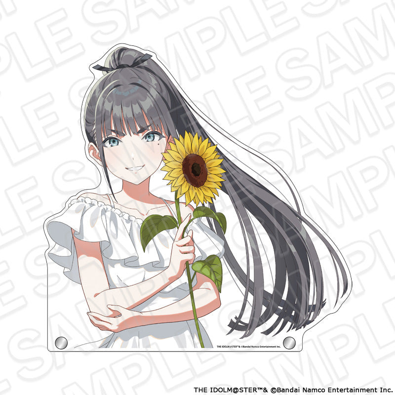 学園アイドルマスター 特大ダイカットアクリルボード 雨夜燕 sunflower Ver.【予約商品】