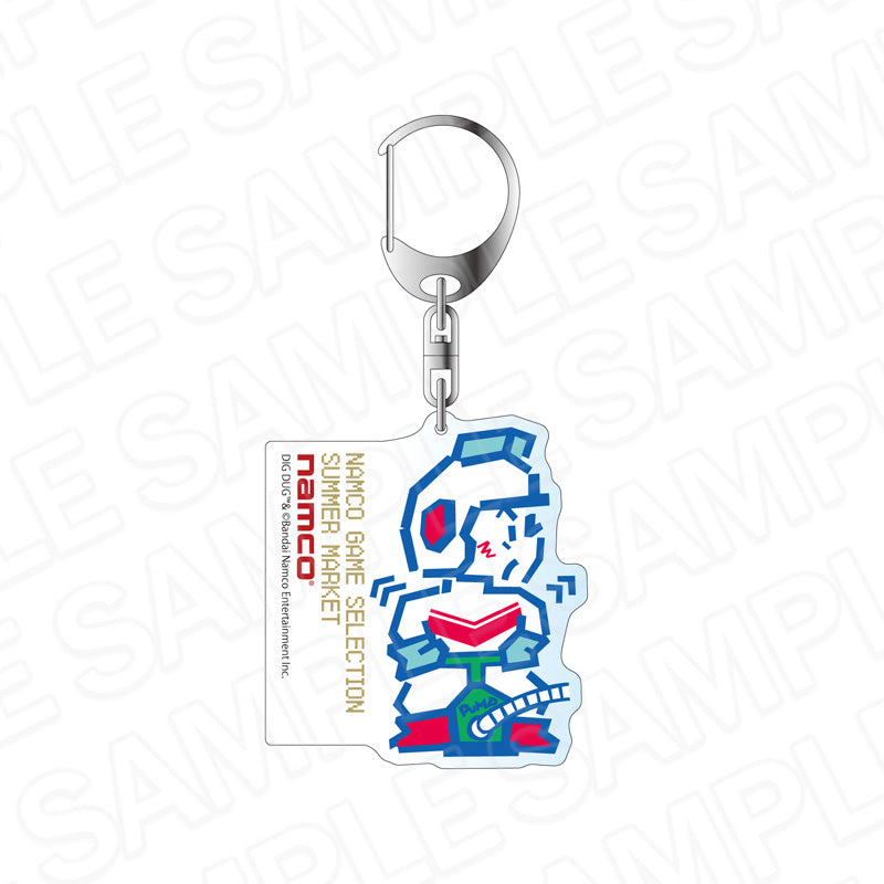 ナムコ ゲームセレクション サマーマーケット アクリルキーホルダー ディグダグ【予約商品】