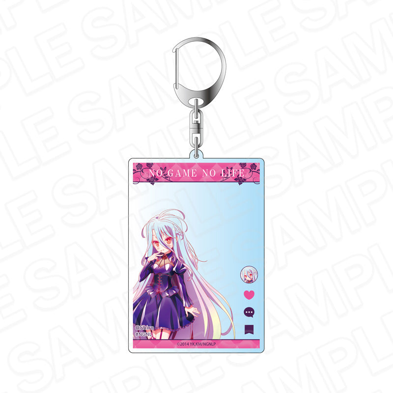 ノーゲーム・ノーライフ SNS風アクリルキーホルダー 白 ボンテージVer.【予約商品】