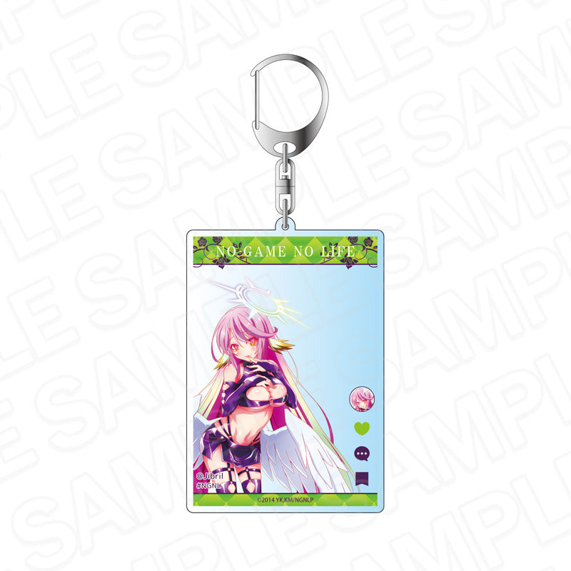 ノーゲーム・ノーライフ SNS風アクリルキーホルダー ジブリール ボンテージVer.【予約商品】