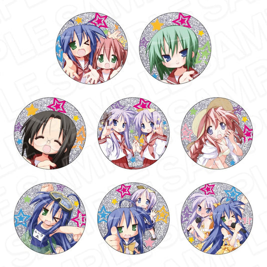 【Box/8】らき☆すた グリッターカンバッジ【予約商品】