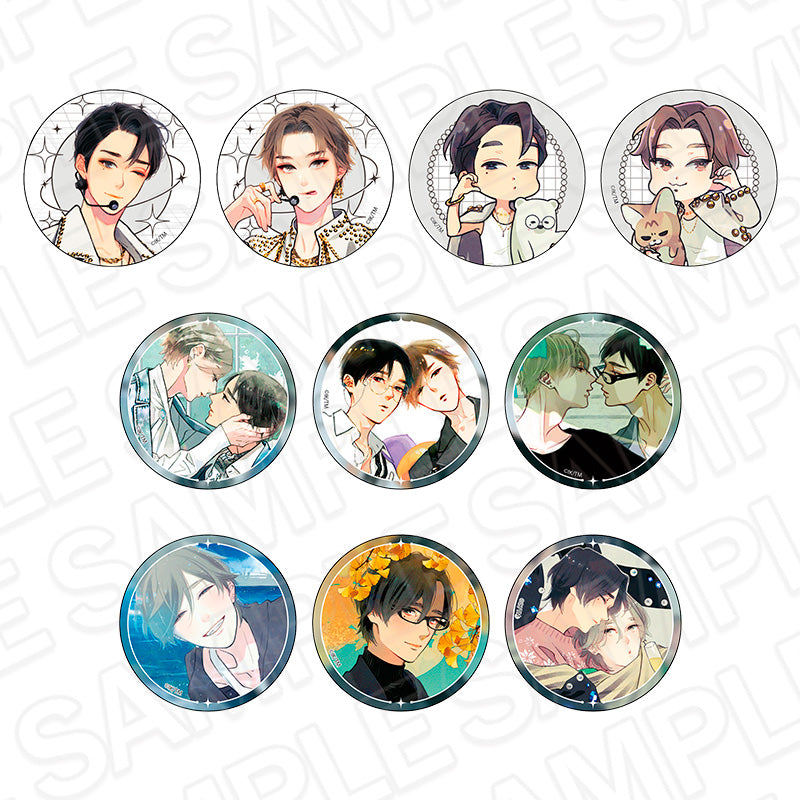 【Box/10】ブルースカイコンプレックス ホログラムカンバッジ【予約商品】