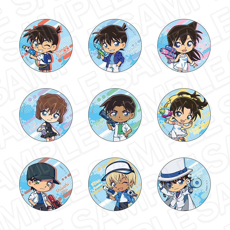 【Box/9】名探偵コナン ホログラムカンバッジ 水鉄砲Ver.【予約商品】