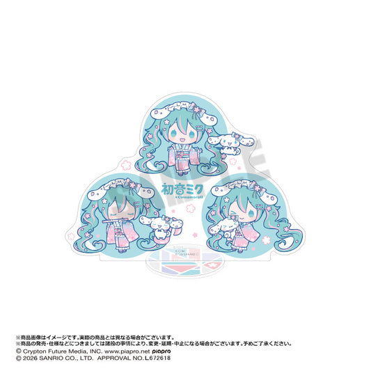 初音ミク×シナモロール 夢桜Ver. BIGアクリルフィギュア B【予約商品】