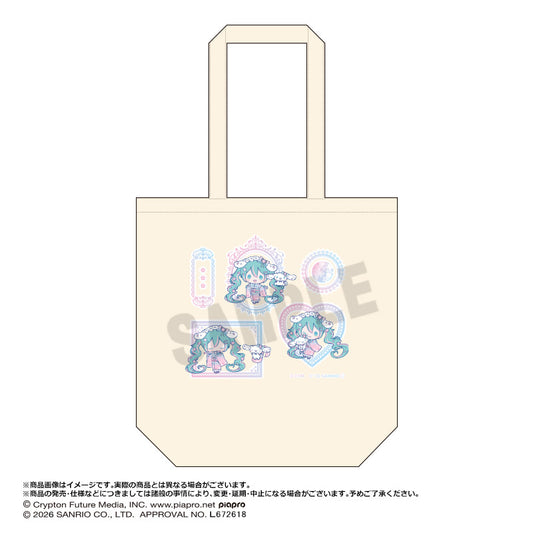 初音ミク×シナモロール 夢桜Ver. トートバッグ B【予約商品】