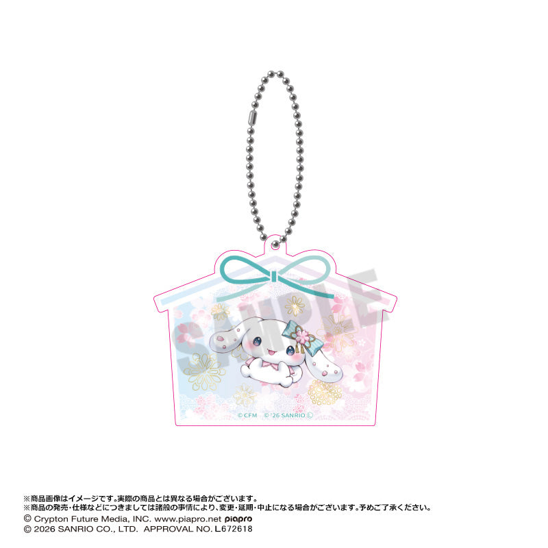 初音ミク×シナモロール 夢桜Ver. アクリルキーホルダー E【予約商品】