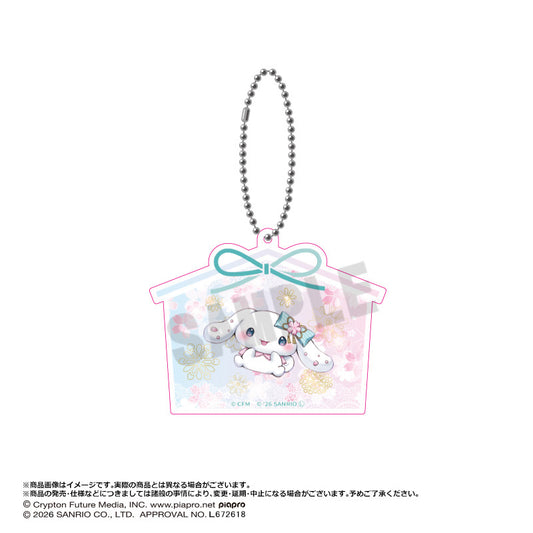 初音ミク×シナモロール 夢桜Ver. アクリルキーホルダー E【予約商品】