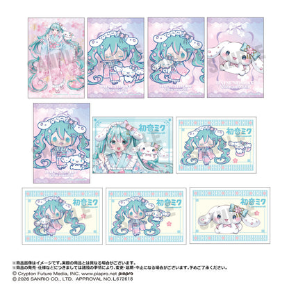 初音ミク×シナモロール 夢桜Ver. ブロマイドセット【予約商品】