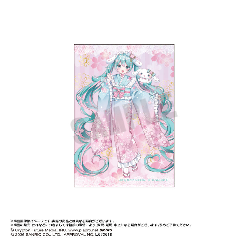 初音ミク×シナモロール 夢桜Ver. ブロマイドセット【予約商品】