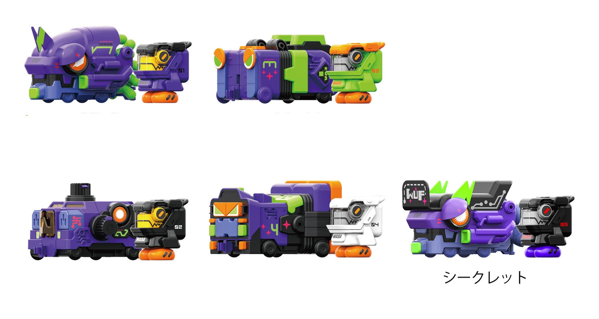 【Box/4】新世紀エヴァンゲリオン×WASA 超列車合体ロボットEVA206シリーズ トレーディングフィギュア【予約商品】