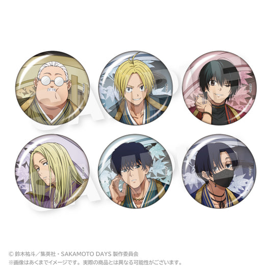【Box/6】SAKAMOTO DAYS トレーディング缶バッジ 丸窓Ver.【予約商品】
